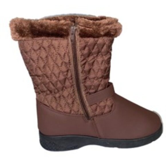 Cherokee Women's Brown Winter Boot Style CLB-183-VW-BR Size 6 - Picture 2 of 5